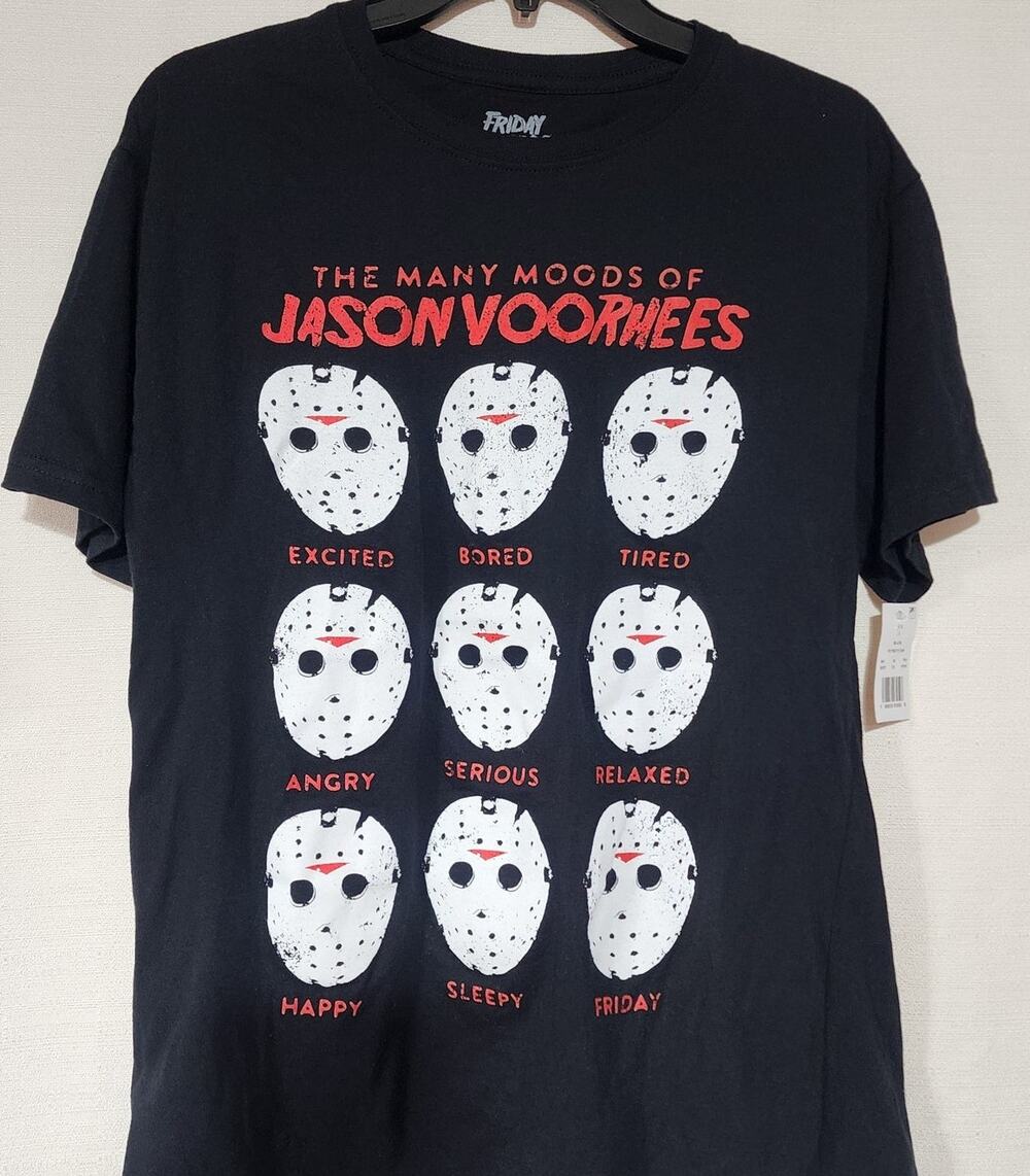 Friday the 13th ' Many moods of Jason Voorhees'' men's small shirt